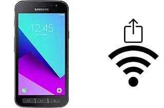 So generieren Sie einen QR-Code mit dem Wifi-Passwort auf einem Samsung Galaxy Xcover 4