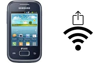 So generieren Sie einen QR-Code mit dem Wifi-Passwort auf einem Samsung Galaxy Y Plus S5303