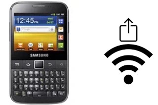 So generieren Sie einen QR-Code mit dem Wifi-Passwort auf einem Samsung Galaxy Y Pro B5510