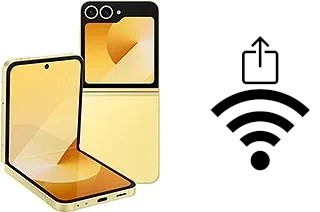 So generieren Sie einen QR-Code mit dem Wifi-Passwort auf einem Samsung Galaxy Z Flip6