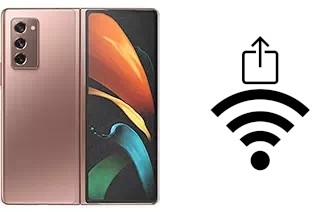 So generieren Sie einen QR-Code mit dem Wifi-Passwort auf einem Samsung Galaxy Z Fold2 5G