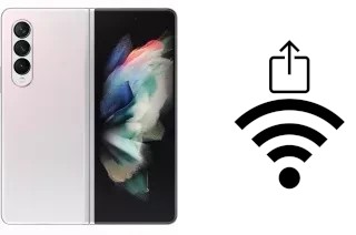 So generieren Sie einen QR-Code mit dem Wifi-Passwort auf einem Samsung Galaxy Z Fold3 5G