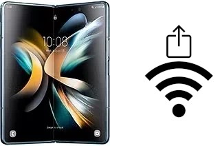 So generieren Sie einen QR-Code mit dem Wifi-Passwort auf einem Samsung Galaxy Z Fold4