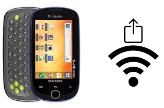 So generieren Sie einen QR-Code mit dem Wifi-Passwort auf einem Samsung Gravity SMART