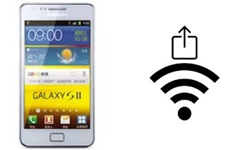 So generieren Sie einen QR-Code mit dem Wifi-Passwort auf einem Samsung I9100G Galaxy S II