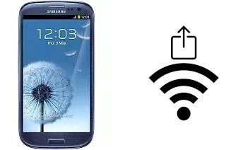 So generieren Sie einen QR-Code mit dem Wifi-Passwort auf einem Samsung I9300 Galaxy S III