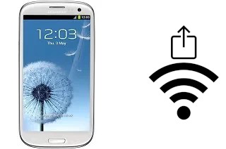 So generieren Sie einen QR-Code mit dem Wifi-Passwort auf einem Samsung Galaxy S3 Neo