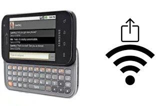 So generieren Sie einen QR-Code mit dem Wifi-Passwort auf einem Samsung M920 Transform