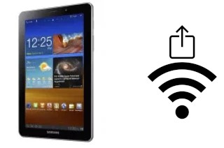 So generieren Sie einen QR-Code mit dem Wifi-Passwort auf einem Samsung P6800 Galaxy Tab 7.7