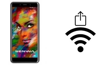 So generieren Sie einen QR-Code mit dem Wifi-Passwort auf einem Senwa Inizio lte