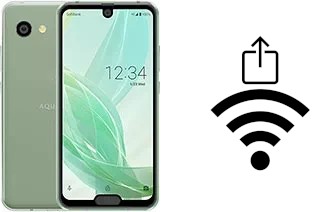 So generieren Sie einen QR-Code mit dem Wifi-Passwort auf einem Sharp Aquos R2 compact