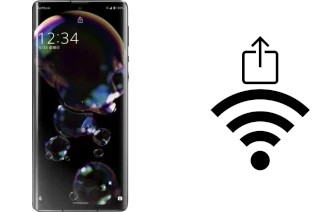 So generieren Sie einen QR-Code mit dem Wifi-Passwort auf einem Sharp Aquos R6