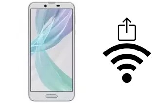 So generieren Sie einen QR-Code mit dem Wifi-Passwort auf einem Sharp Aquos Sense Plus