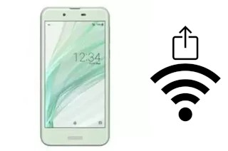 So generieren Sie einen QR-Code mit dem Wifi-Passwort auf einem Sharp Aquos Sense