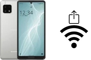 So generieren Sie einen QR-Code mit dem Wifi-Passwort auf einem Sharp Aquos Sense4 Lite