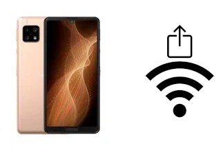 So generieren Sie einen QR-Code mit dem Wifi-Passwort auf einem Sharp Aquos Sense4