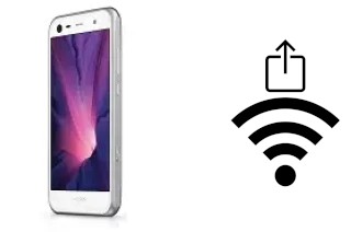 So generieren Sie einen QR-Code mit dem Wifi-Passwort auf einem Sharp Aquos Serie mini SHV38