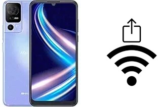 So generieren Sie einen QR-Code mit dem Wifi-Passwort auf einem Sharp Aquos V7 Plus