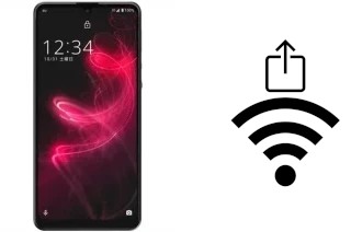 So generieren Sie einen QR-Code mit dem Wifi-Passwort auf einem Sharp Aquos Zero5G