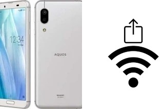 So generieren Sie einen QR-Code mit dem Wifi-Passwort auf einem Sharp Sense3 Lite