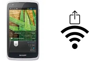 So generieren Sie einen QR-Code mit dem Wifi-Passwort auf einem Sharp SH530U