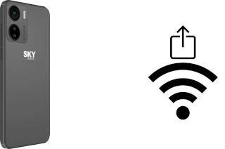 So generieren Sie einen QR-Code mit dem Wifi-Passwort auf einem Sky-Devices Elite D63