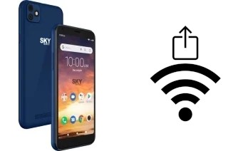 So generieren Sie einen QR-Code mit dem Wifi-Passwort auf einem Sky-Devices Elite E55 MAX