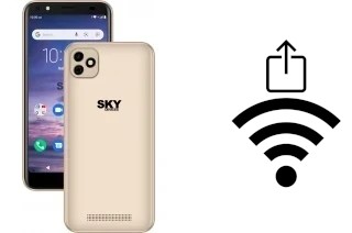 So generieren Sie einen QR-Code mit dem Wifi-Passwort auf einem Sky-Devices Elite E55