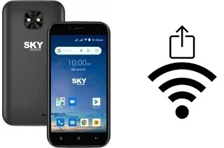 So generieren Sie einen QR-Code mit dem Wifi-Passwort auf einem Sky-Devices Elite H5