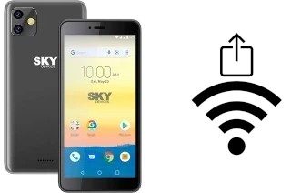 So generieren Sie einen QR-Code mit dem Wifi-Passwort auf einem Sky-Devices Elite H55