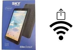 So generieren Sie einen QR-Code mit dem Wifi-Passwort auf einem Sky-Devices Elite OctaX