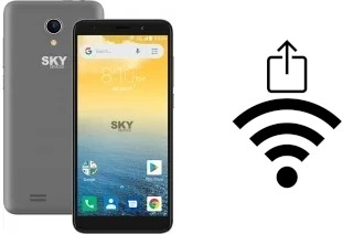 So generieren Sie einen QR-Code mit dem Wifi-Passwort auf einem Sky-Devices Platinum G55