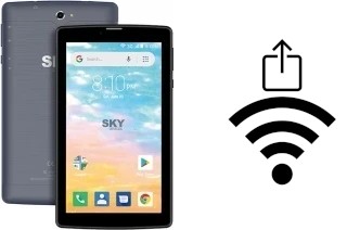 So generieren Sie einen QR-Code mit dem Wifi-Passwort auf einem Sky-Devices Platinum View2