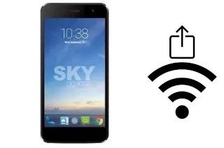 So generieren Sie einen QR-Code mit dem Wifi-Passwort auf einem Sky-Devices Sky 5-0 Pro