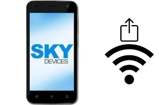 So generieren Sie einen QR-Code mit dem Wifi-Passwort auf einem Sky-Devices Sky Elite 4-5P