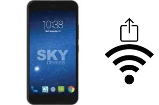 So generieren Sie einen QR-Code mit dem Wifi-Passwort auf einem Sky-Devices Sky Elite 5-0L Plus