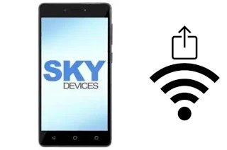 So generieren Sie einen QR-Code mit dem Wifi-Passwort auf einem Sky-Devices Sky Elite 5-0P