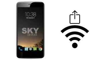 So generieren Sie einen QR-Code mit dem Wifi-Passwort auf einem Sky-Devices Sky Elite 5-5L Plus