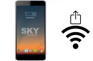 So generieren Sie einen QR-Code mit dem Wifi-Passwort auf einem Sky-Devices Sky Elite 6-0L Plus