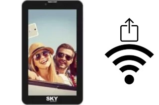 So generieren Sie einen QR-Code mit dem Wifi-Passwort auf einem Sky-Devices SKY Platinum 7-0