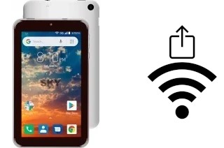 So generieren Sie einen QR-Code mit dem Wifi-Passwort auf einem Sky-Devices Sky Vision2