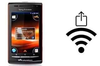 So generieren Sie einen QR-Code mit dem Wifi-Passwort auf einem Sony Ericsson W8