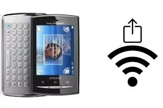 So generieren Sie einen QR-Code mit dem Wifi-Passwort auf einem Sony Ericsson Xperia X10 mini pro