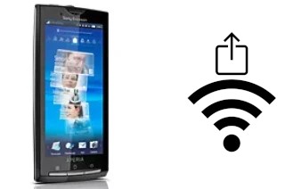 So generieren Sie einen QR-Code mit dem Wifi-Passwort auf einem Sony Ericsson Xperia X10