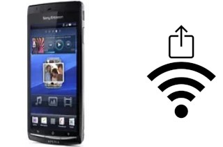 So generieren Sie einen QR-Code mit dem Wifi-Passwort auf einem Sony Ericsson Xperia Arc