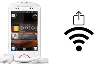 So generieren Sie einen QR-Code mit dem Wifi-Passwort auf einem Sony Ericsson Live with Walkman