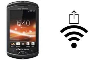 So generieren Sie einen QR-Code mit dem Wifi-Passwort auf einem Sony Ericsson WT18i