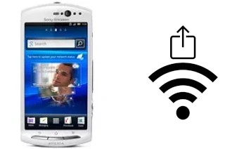 So generieren Sie einen QR-Code mit dem Wifi-Passwort auf einem Sony Ericsson Xperia neo V