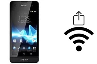 So generieren Sie einen QR-Code mit dem Wifi-Passwort auf einem Sony Xperia SX SO-05D