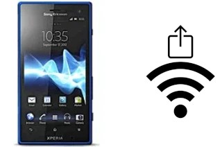 So generieren Sie einen QR-Code mit dem Wifi-Passwort auf einem Sony Xperia acro HD SO-03D